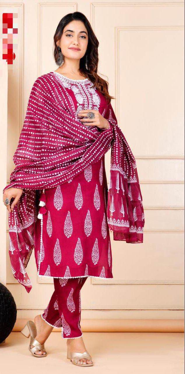 Kurta set Red (large)